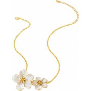 Luxurious Vintage Gold Flower Necklace for Bridesmaids and Special Events